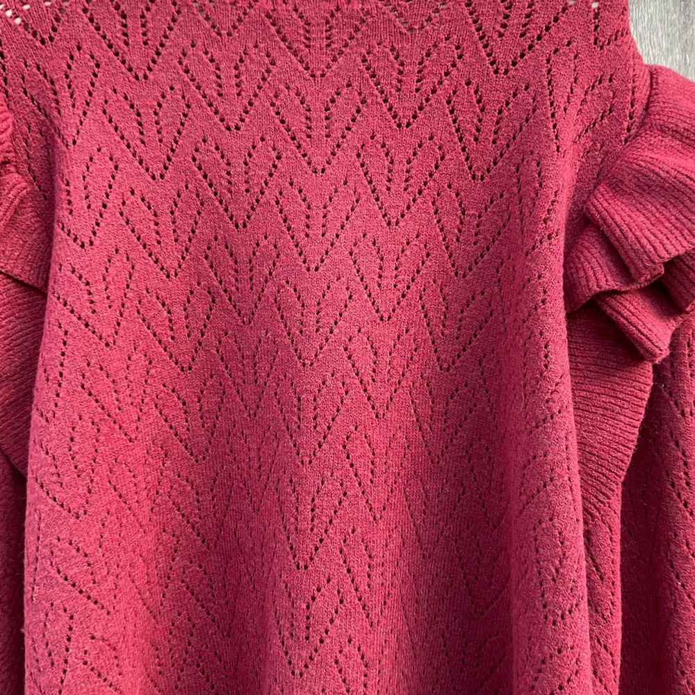 Bagatelle Collection Ruffled Cardigan - Picture 4 of 7